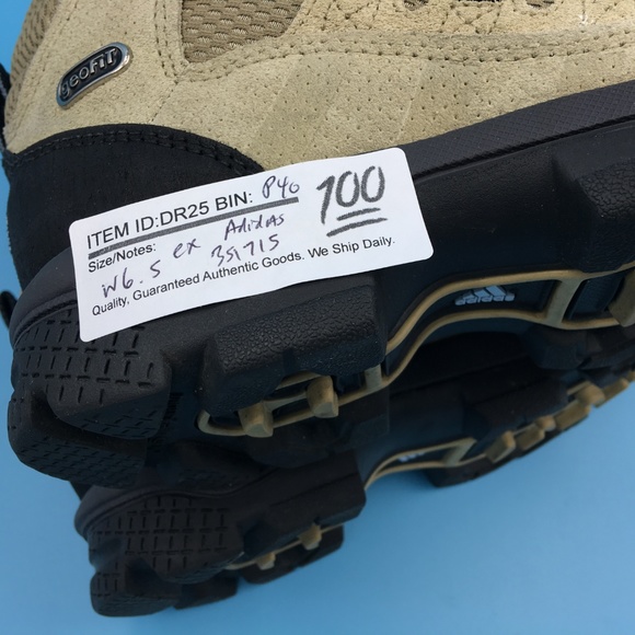 Adidas Womens Tan Black Suede 351715 Boots 6.5 - Picture 8 of 8